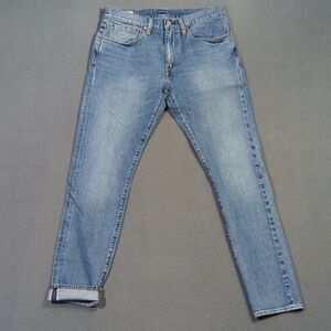 Levi's 512 Premium Selvedge Jeans Men's Slim Taper Fit fits 33x31 Medium Wash